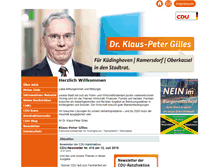 Tablet Screenshot of klaus-peter-gilles.de